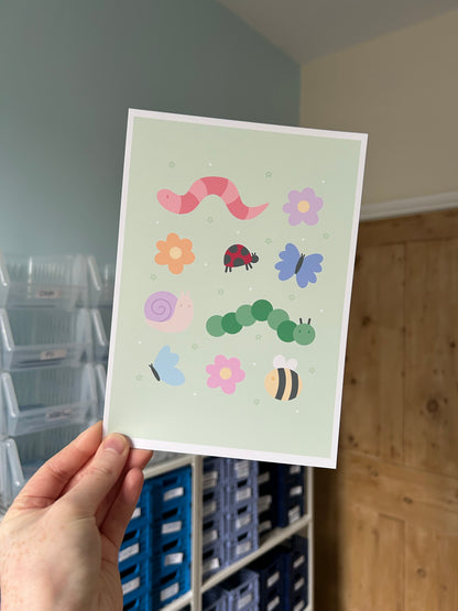 Garden Friends Print
