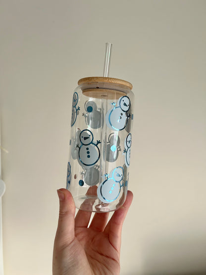 Christmas Can Cups *straw included*