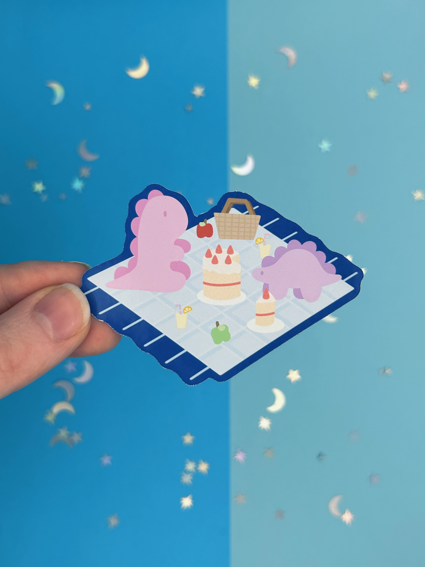 Dino Picnic Single Sticker