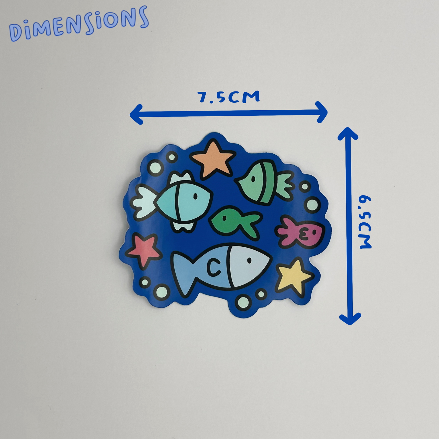 Plenty of Fish Single Sticker