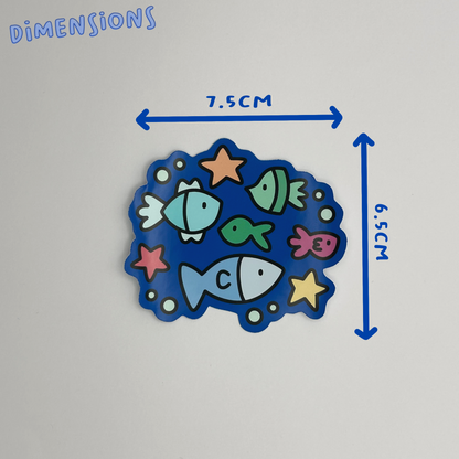 Plenty of Fish Single Sticker