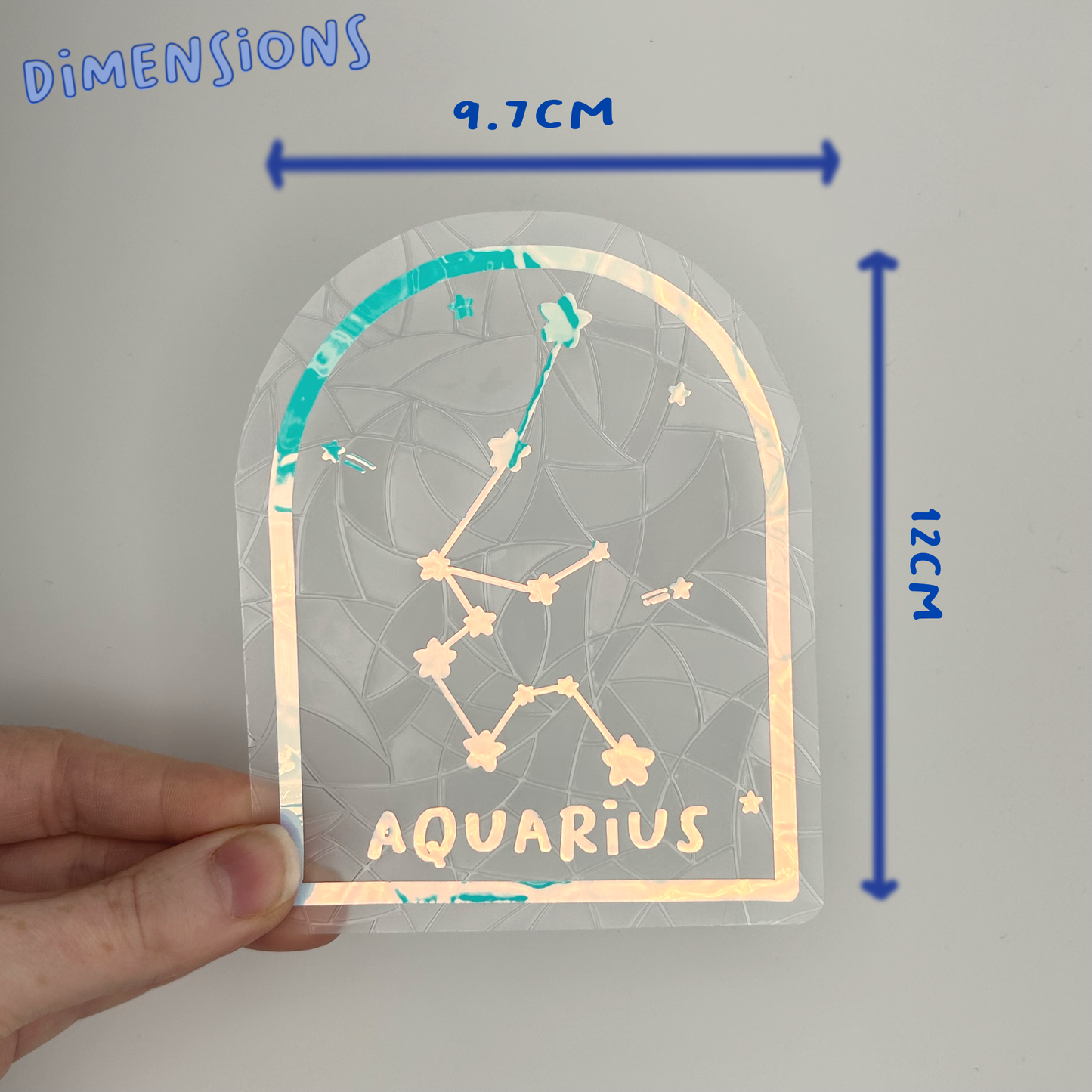 Aquarius Constellation Suncatcher