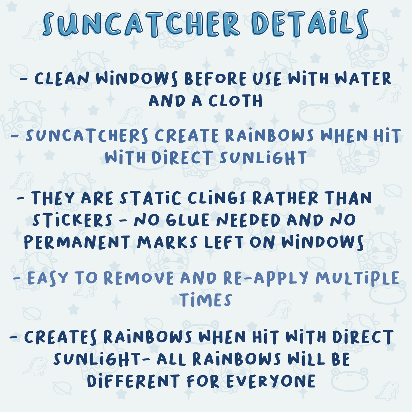 Cloud Suncatcher Set