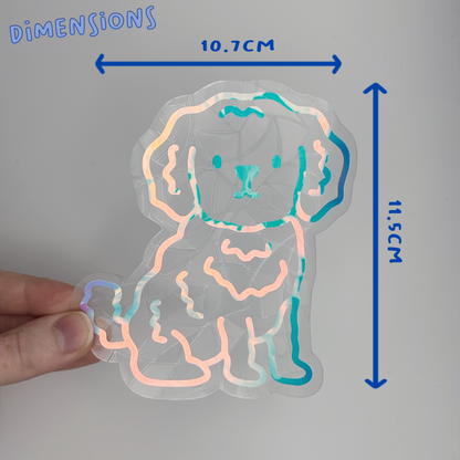 Toy Poodle Suncatcher