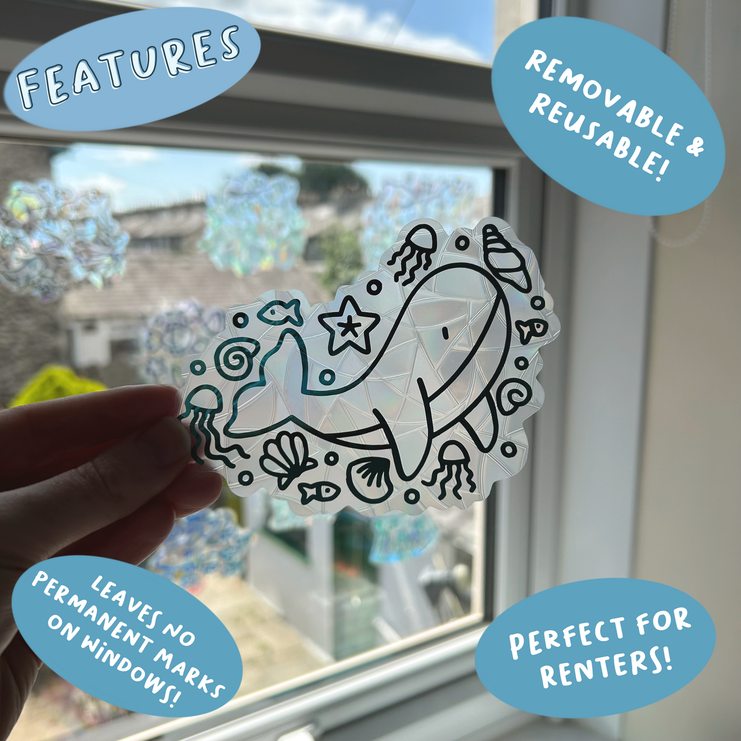 Ocean Treasures Suncatcher Sticker