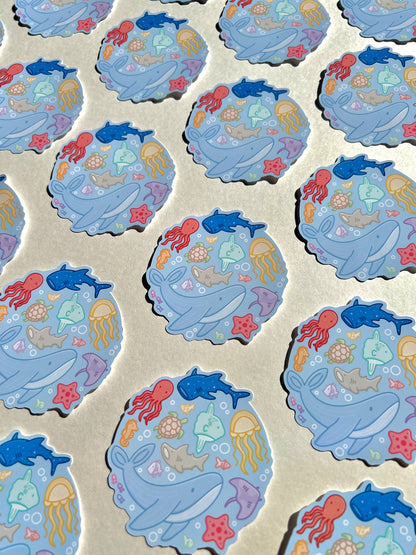 Sea Creatures Single Sticker