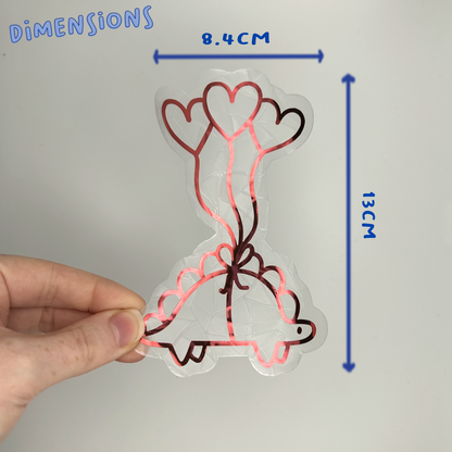 Loversaurus Suncatcher