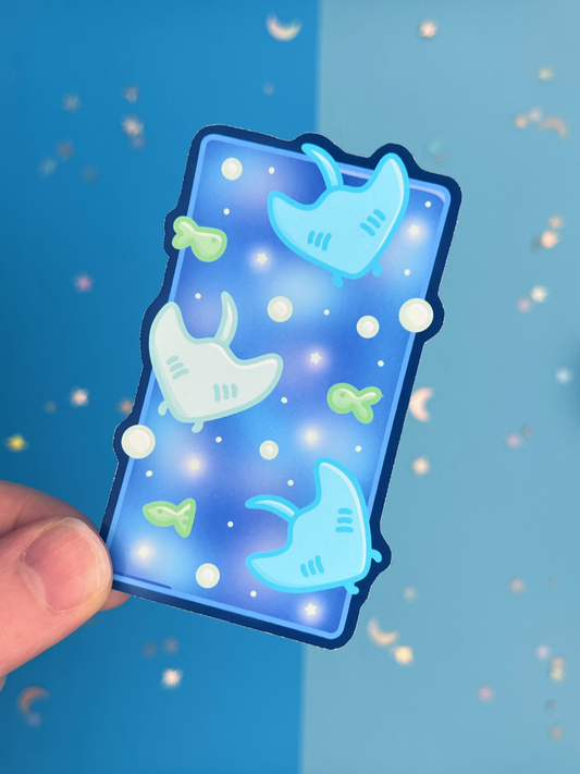 Blue Stingray Squad Single Sticker
