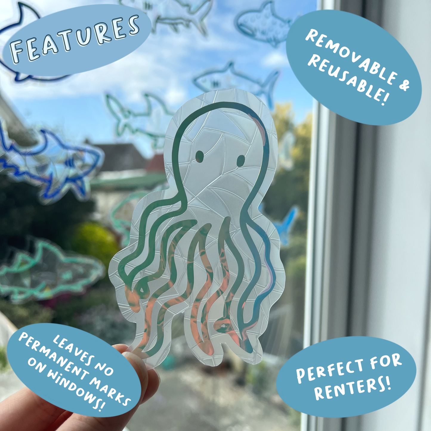 Olly the Octopus Suncatcher