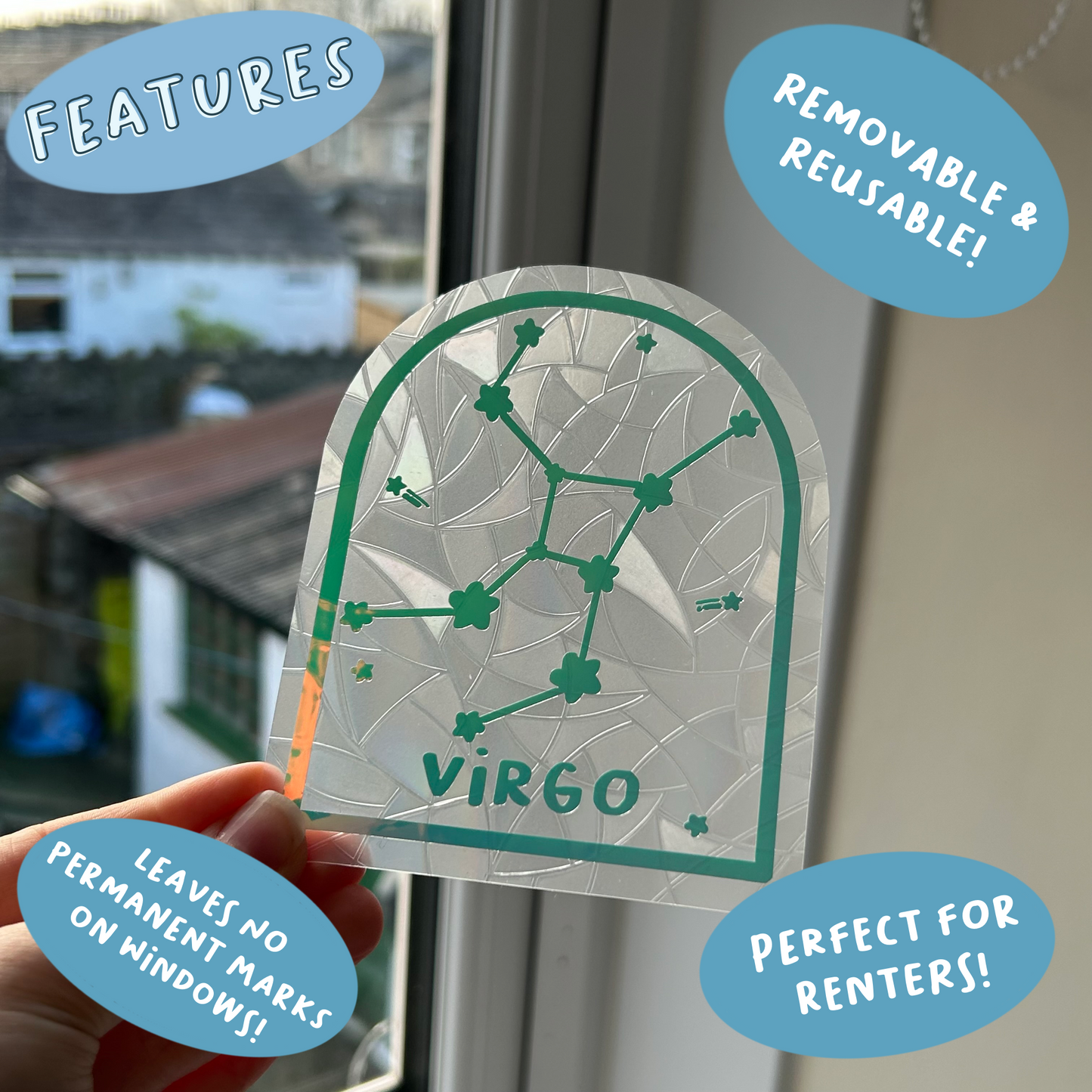 Virgo Constellation Suncatcher