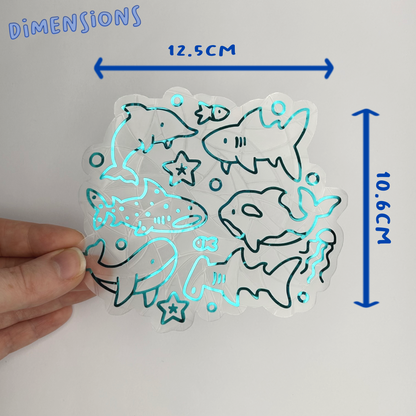 Ocean Buddies Suncatcher Sticker