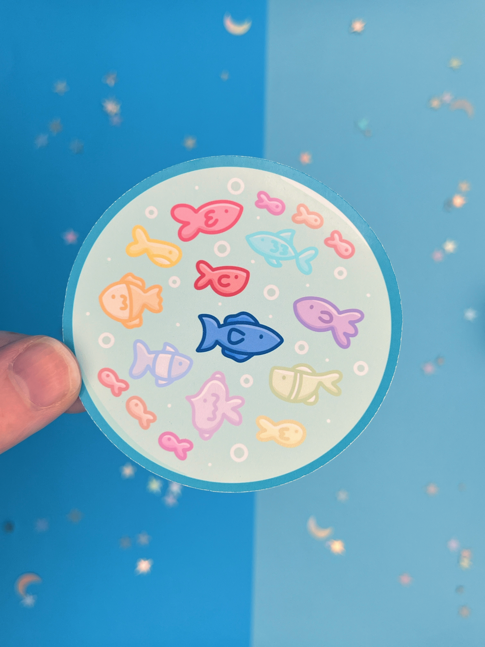 Fishy Friends Fishy Friends Single Sticker – Poppodopolis