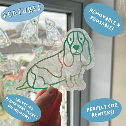 Basset Hound Suncatcher
