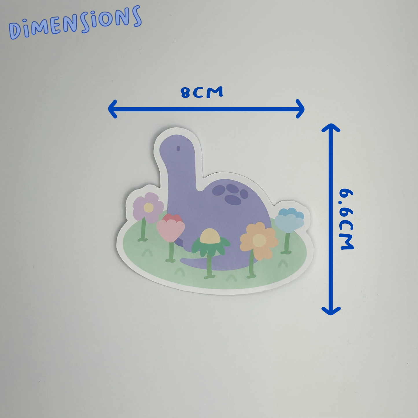 Spring Dino Single Sticker