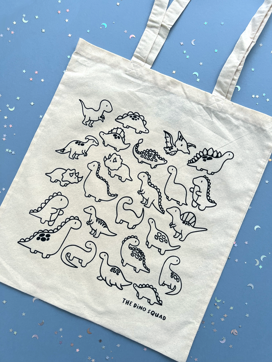 The Dino Squad Tote Bag