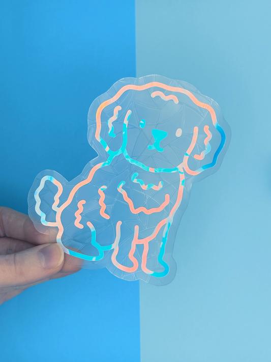 Toy Poodle Suncatcher