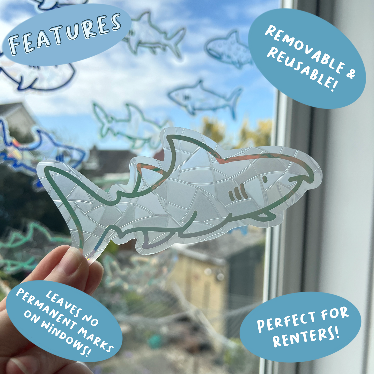 Norman the Nurse Shark Suncatcher