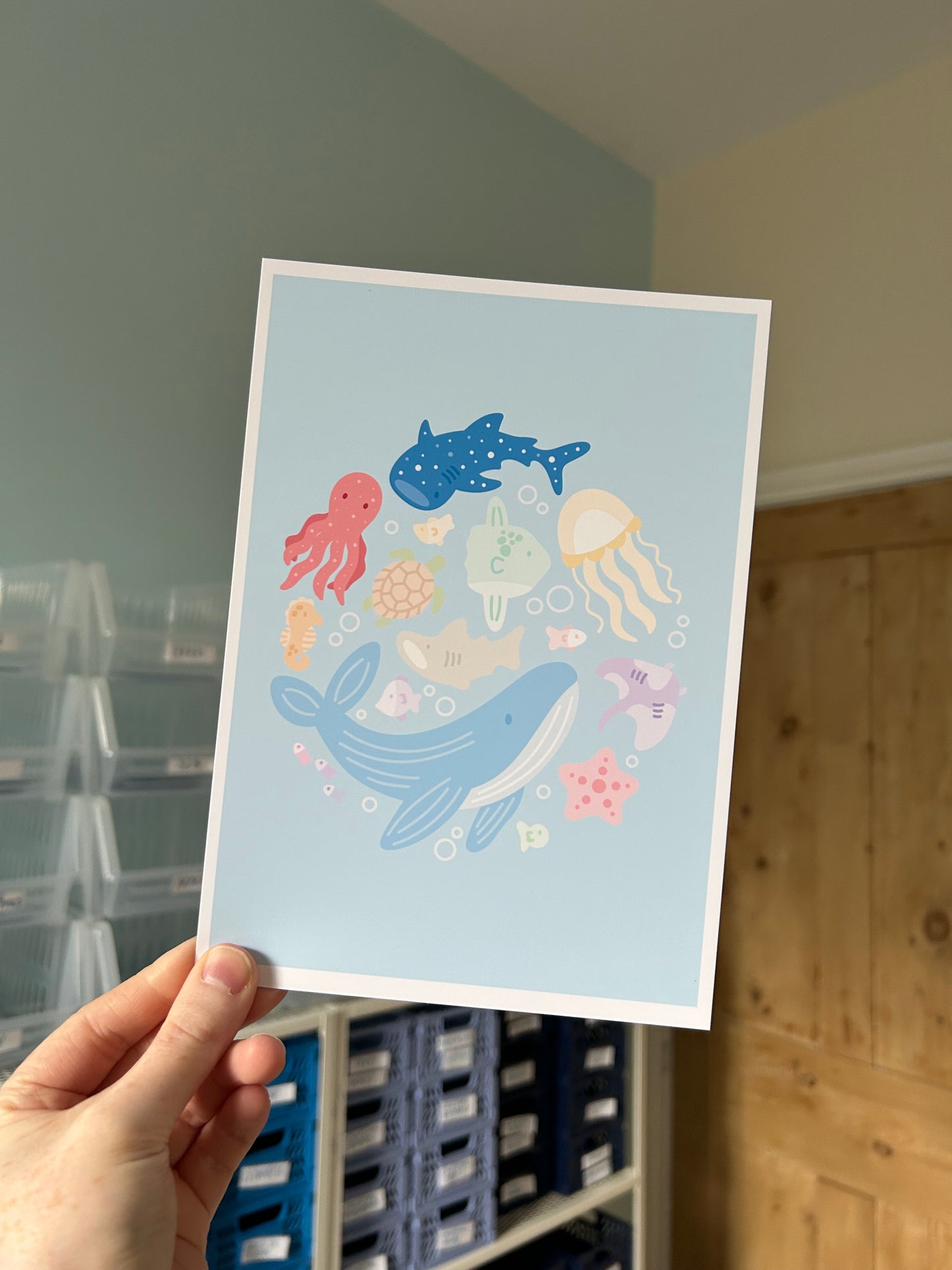 Sea Creatures Print