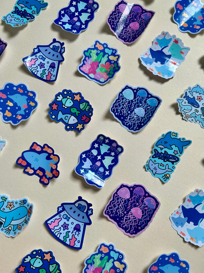 Shark Cluster Single Sticker