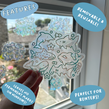 Ocean Buddies Suncatcher Sticker