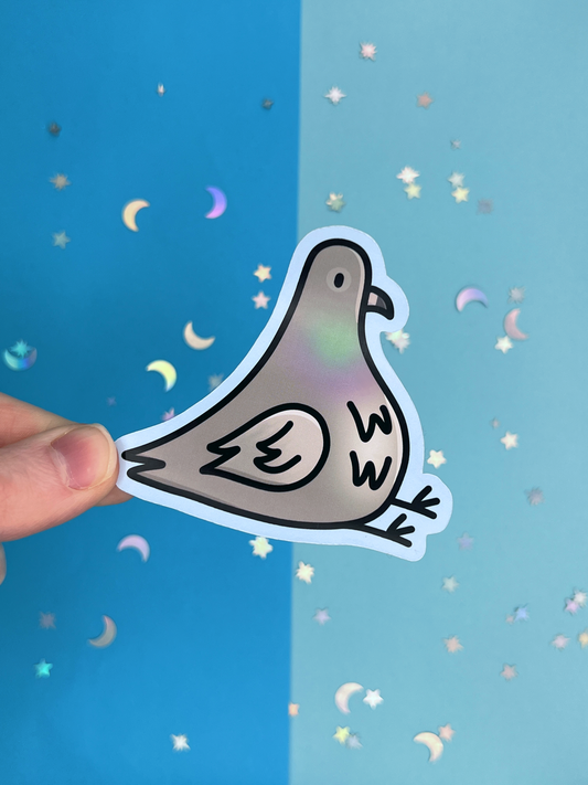 Stonk the Pigeon Single Sticker
