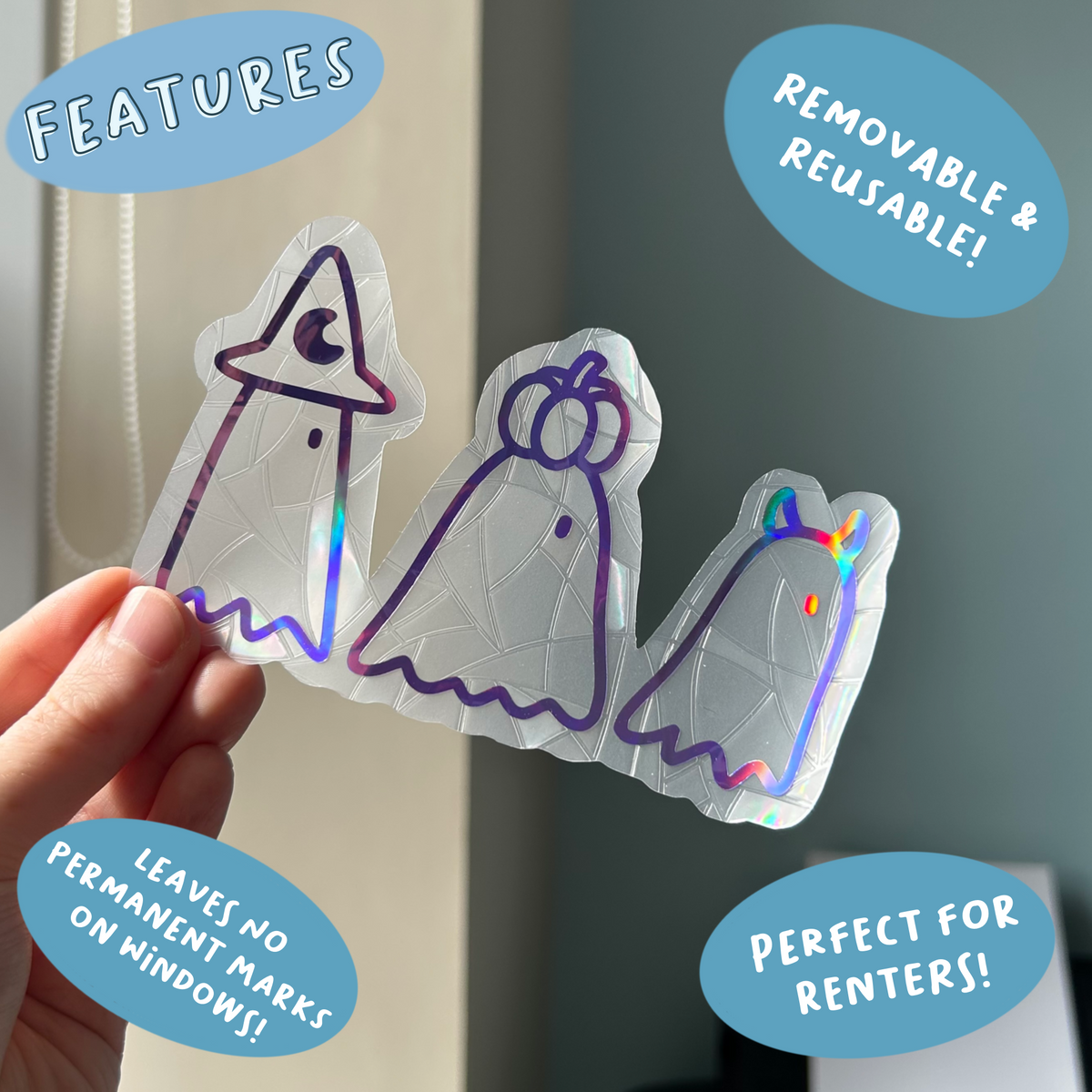 Boo Buddies Suncatcher Sticker