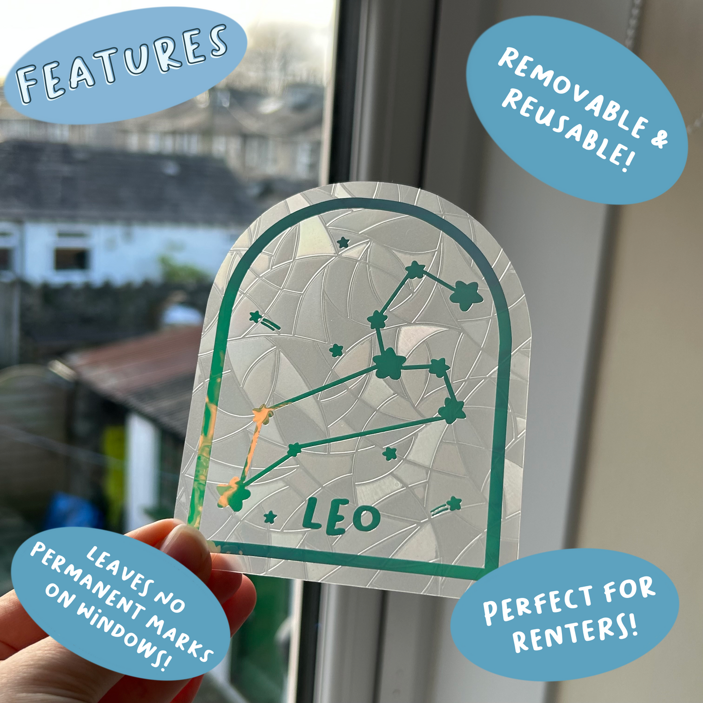 Leo Constellation Suncatcher