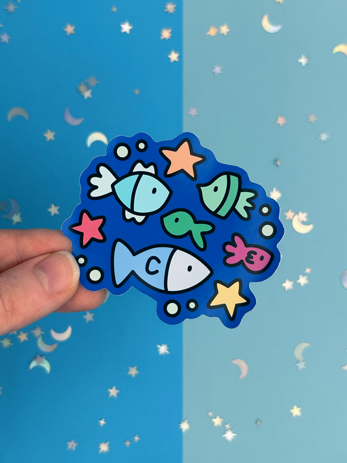 Plenty of Fish Single Sticker