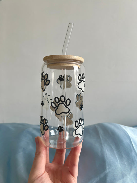 Paw Print Can Cup