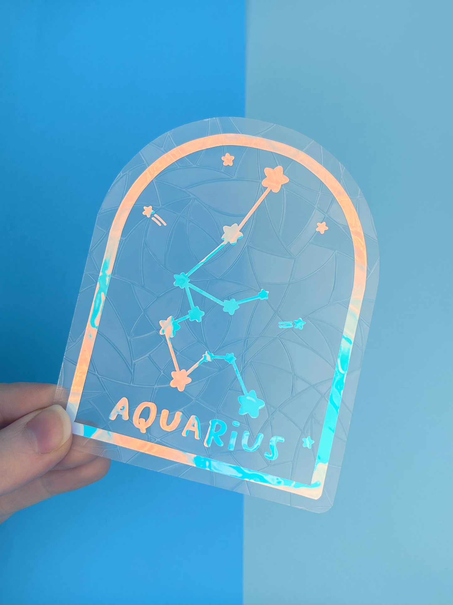 Aquarius Constellation Suncatcher