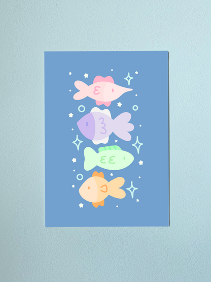 Fish Friends Print