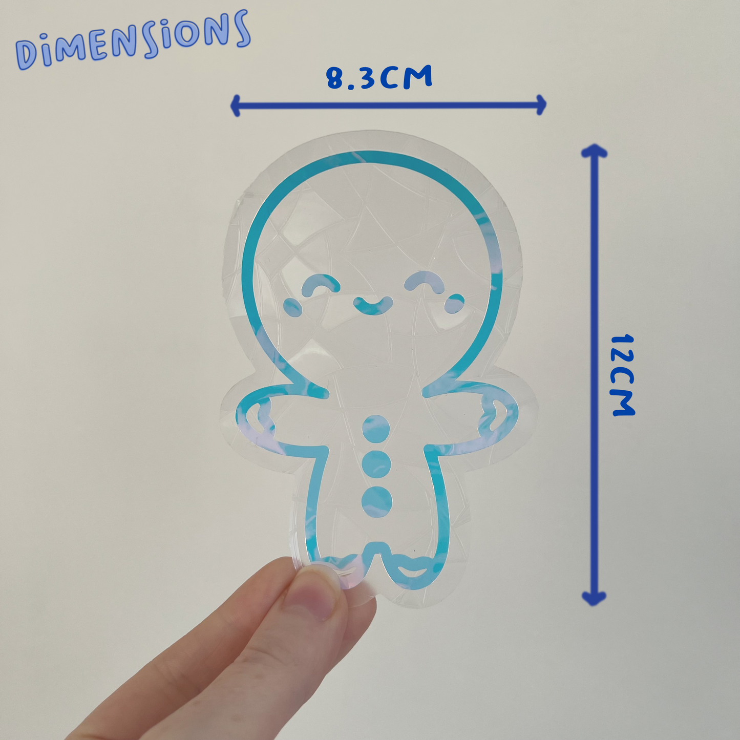 Gingerbread Man Suncatcher