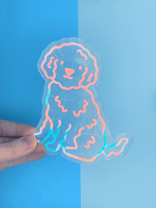 Goldendoodle Suncatcher