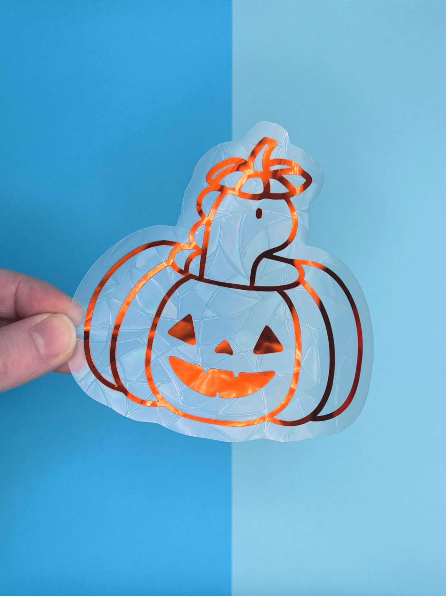 Pumpkin Dino Suncatcher