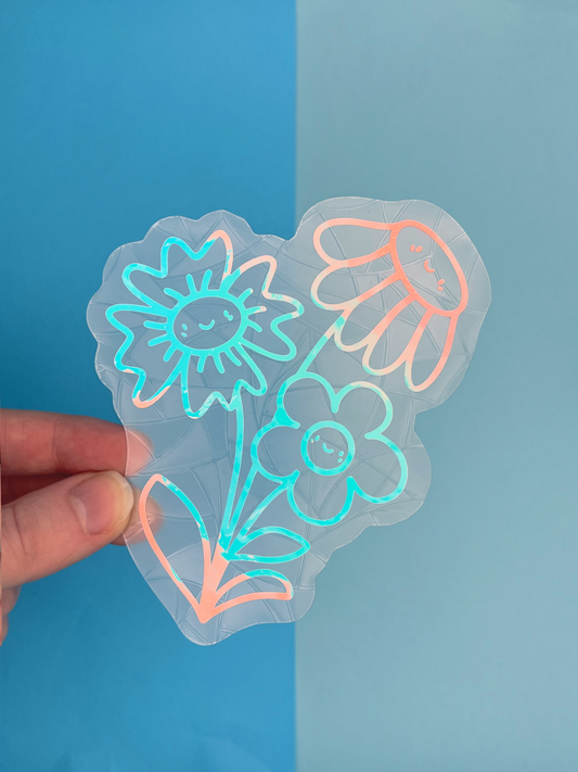 Happy Flowers Suncatcher