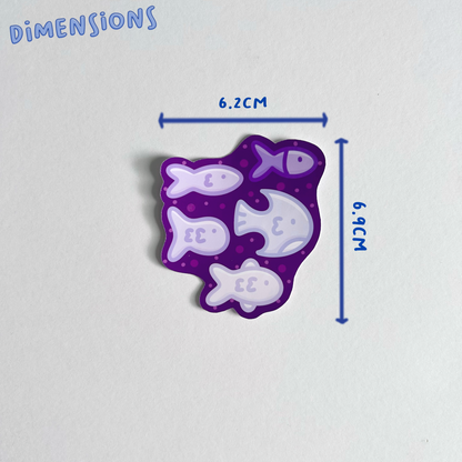 Fish Buddies Single Sticker Set