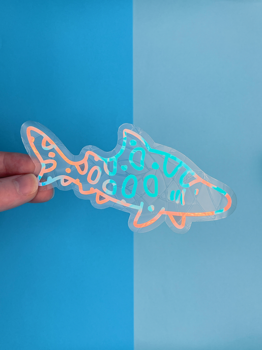 Lenny the Leopard Shark Suncatcher