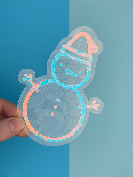 Snowman Suncatcher
