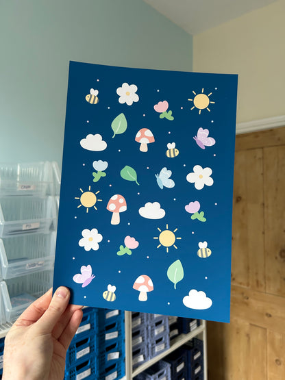 Spring Doodles Print