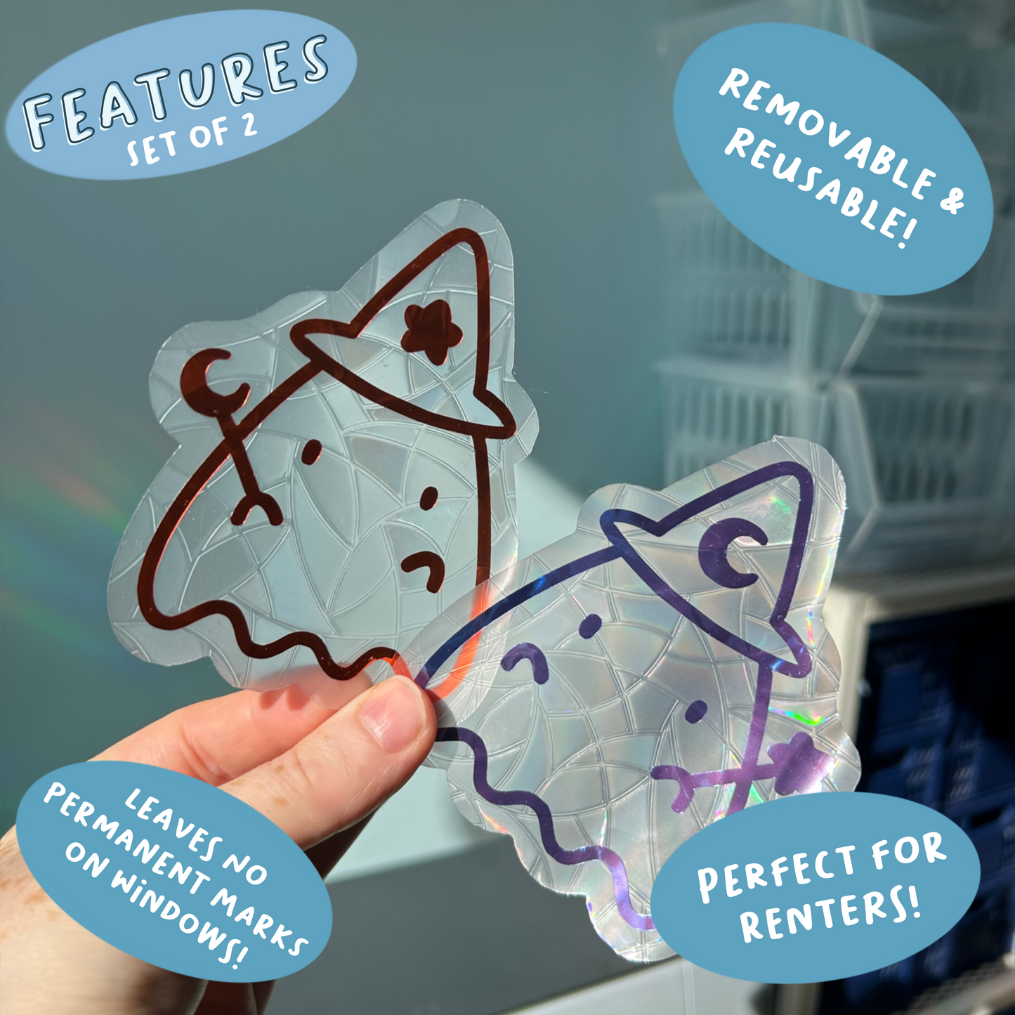 Magical Ghosties Suncatcher Set