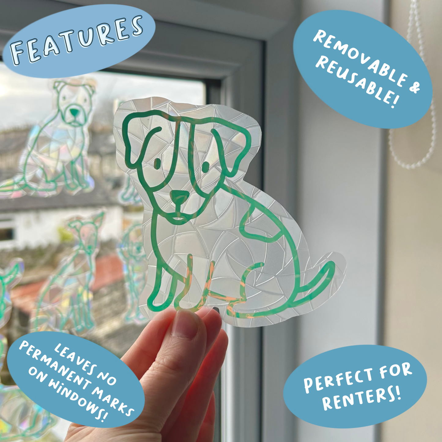 Jack Russell Suncatcher