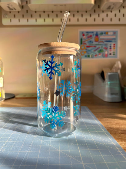 Christmas Can Cups *straw included*