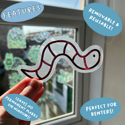 Waldo the Worm Suncatcher
