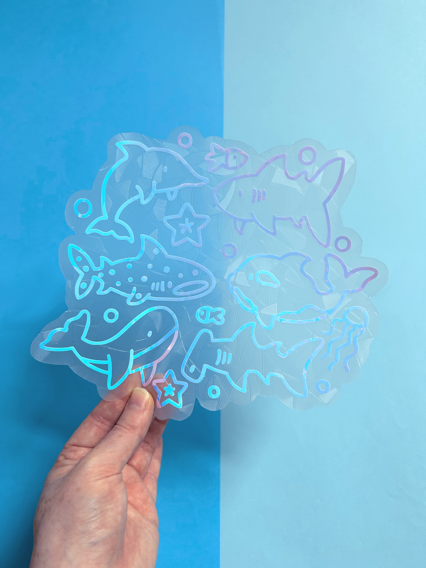 Giant Ocean Buddies Suncatcher Sticker