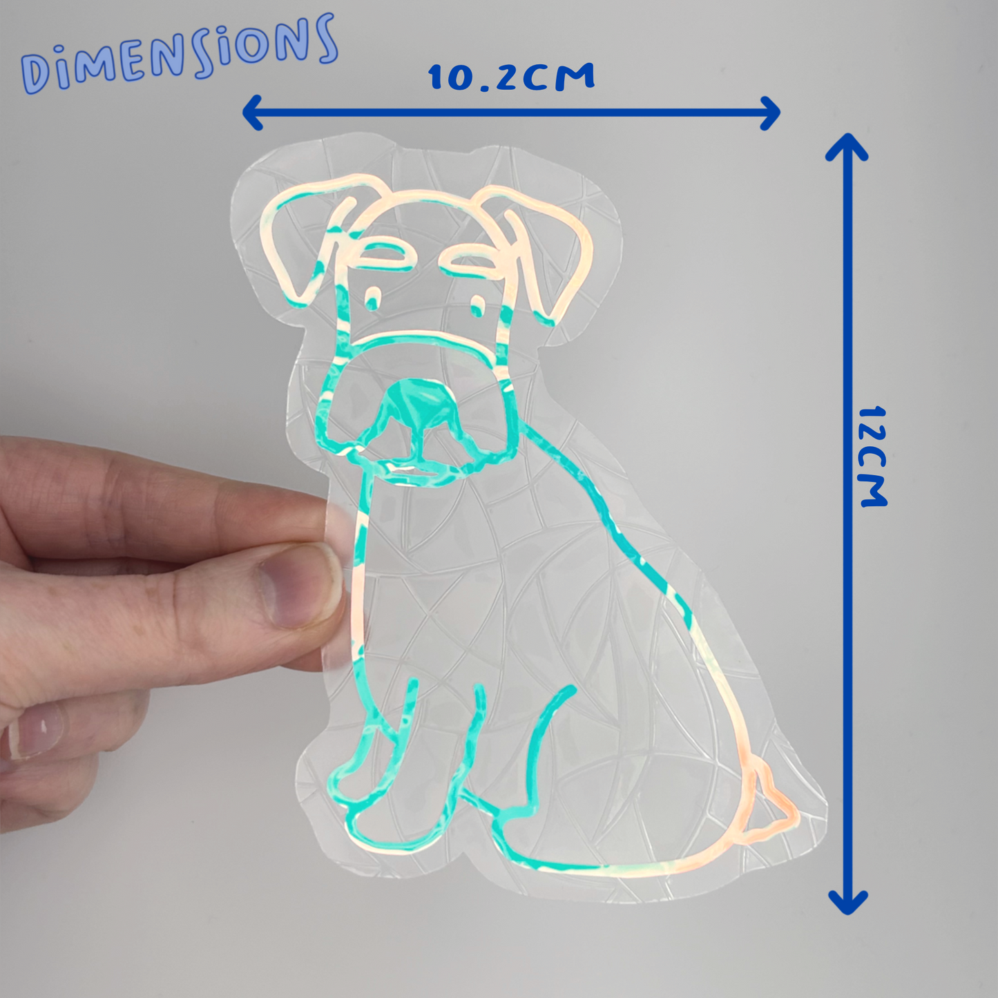 Schnauzer Suncatcher