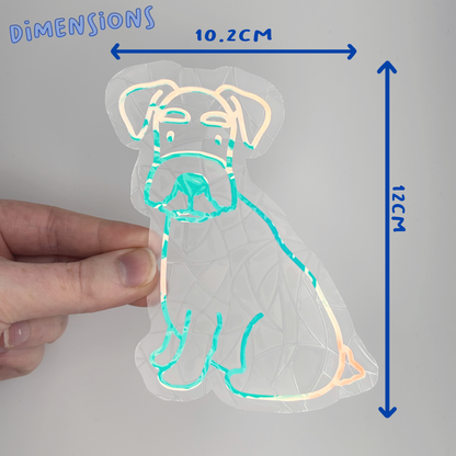 Schnauzer Suncatcher