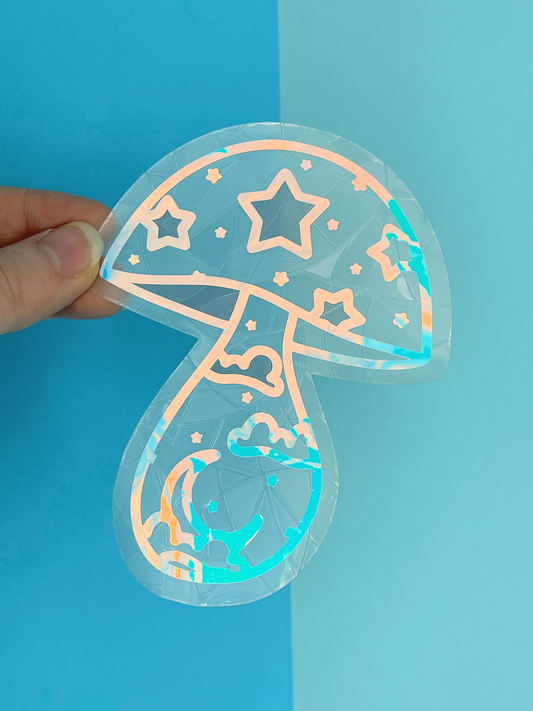 Celestial Mushroom Suncatcher