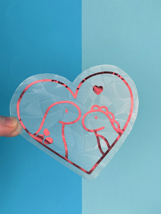 Dinos in Love Suncatcher