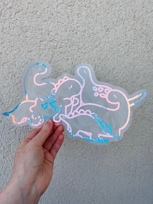 Giant Dino Squad Suncatcher