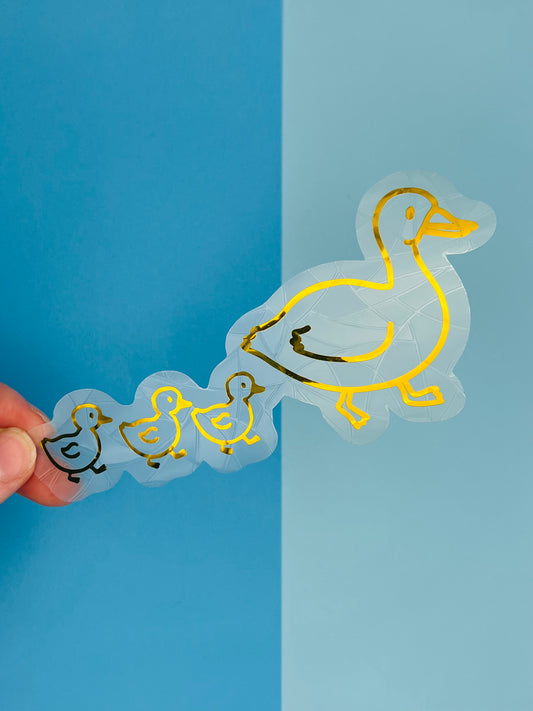 Ducks in a Row Suncatcher